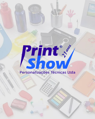 Personalização de produtos - Print Show Gravações